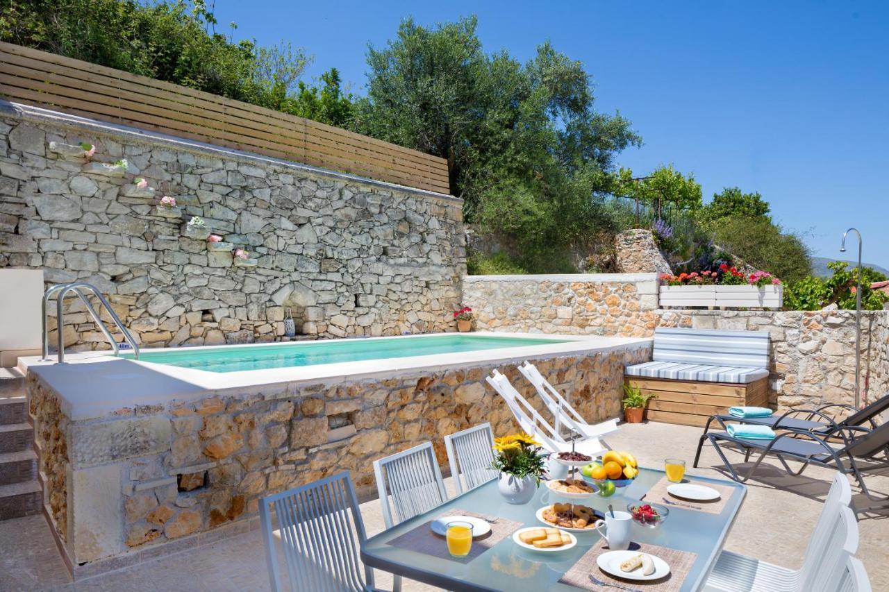 Olga'S Filoxenia - Villa Aladanos-Private Pool And Heated Jacuzzi Makhairoi ภายนอก รูปภาพ